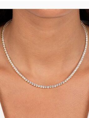 Adina Eden CZ Tennis Necklace 2MM